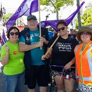 Christchurch climate march - NZNO staff